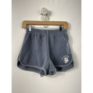 John Galt Brandy Melville St‎ George Dolphin Shorts Gray White Micro Retro OS